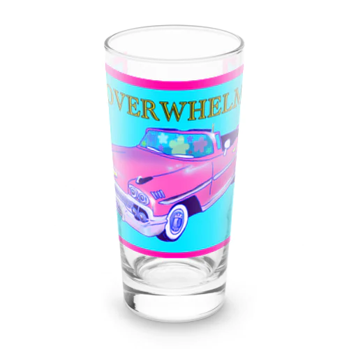 CAR pink Long Sized Water Glass