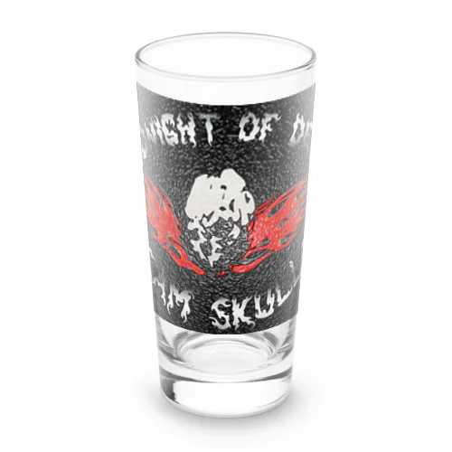 TEAM SKULLZ　BLKWRAPPING Long Sized Water Glass