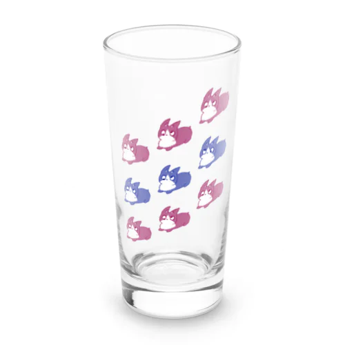 斜視の犬（ビビッド） Long Sized Water Glass