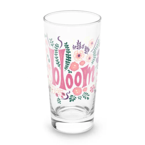 🌸 満開の花束（ピンク） ロンググラス