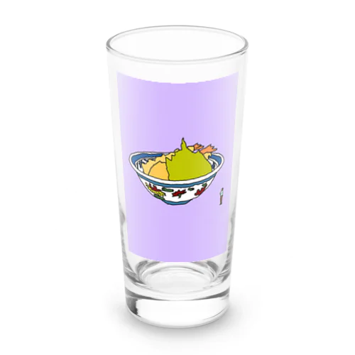 特上天丼を誰かが見てる（背景あり） Long Sized Water Glass