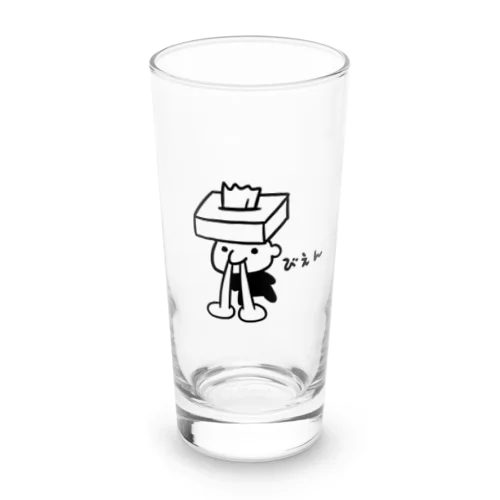 びえんです。（黒） Long Sized Water Glass