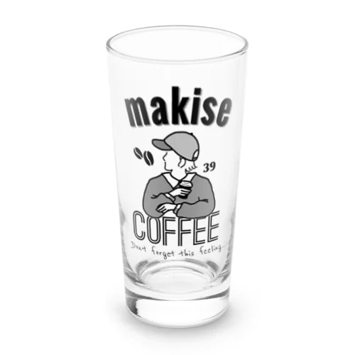 マキセコーヒー(ラテ美ちゃん) Long Sized Water Glass