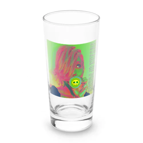 Beware of poison!　　毒に注意！　green Long Sized Water Glass