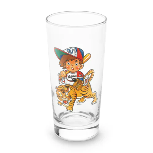 『虎！とら！トラ！』【バッファ君】 Long Sized Water Glass