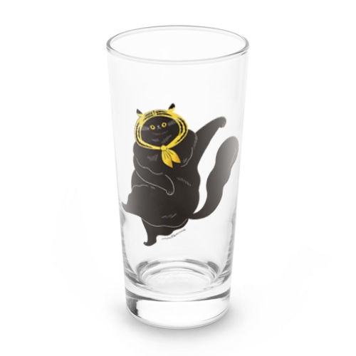 2022ずんちゃ虎（黒） Long Sized Water Glass