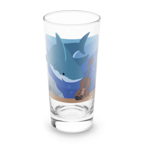 サメ×ヴァイオリン Long Sized Water Glass