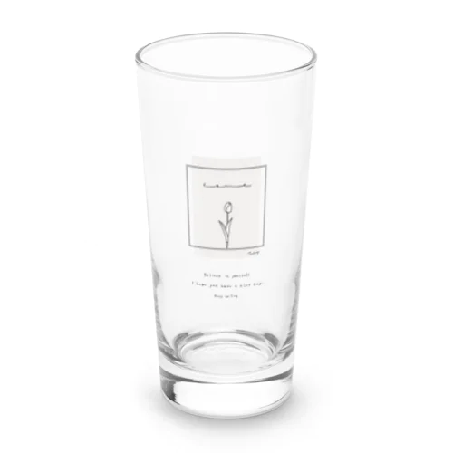 *graybabypink × Message Long Sized Water Glass