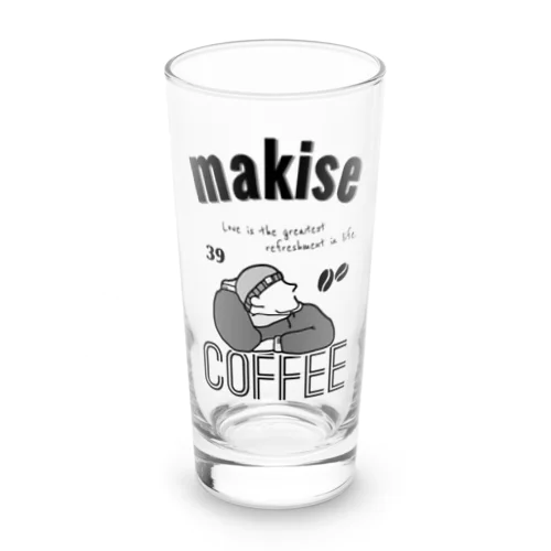 マキセコーヒー(エスプレッソくん) Long Sized Water Glass