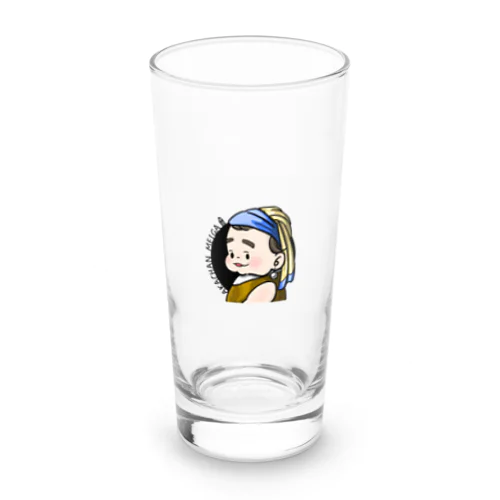 しんじゅな赤ちゃん名画（ロゴ有り） Long Sized Water Glass