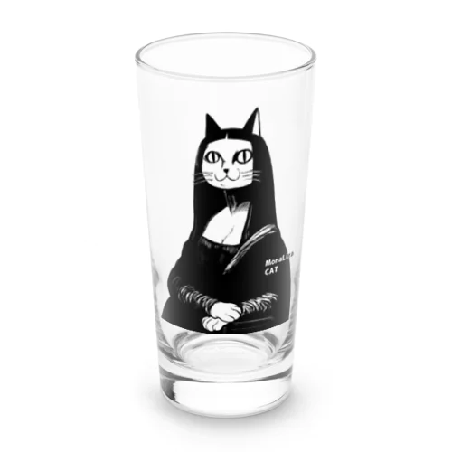 モナリザキャット Long Sized Water Glass