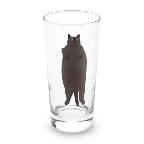 Chubby cat (ぽっちゃり) Long Sized Water Glass
