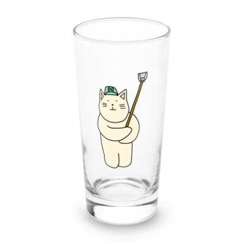 点検ねこ Long Sized Water Glass