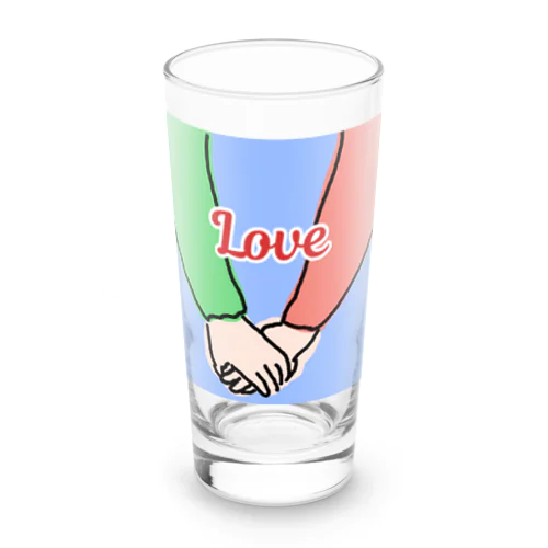 手を繋ごう Long Sized Water Glass