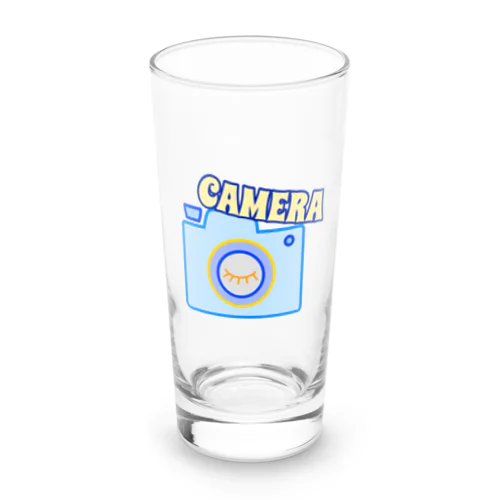 camera ブルー Long Sized Water Glass