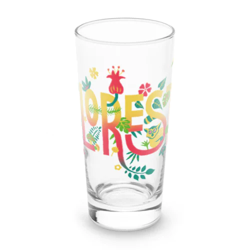 La Floresta（背景透明） Long Sized Water Glass