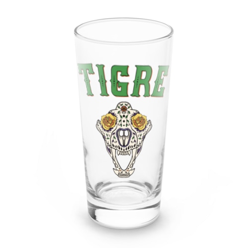 Mexican Tigre Long Sized Water Glass