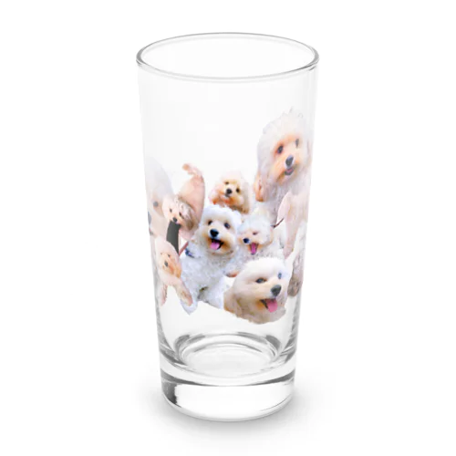 賢い犬 大集合 Long Sized Water Glass