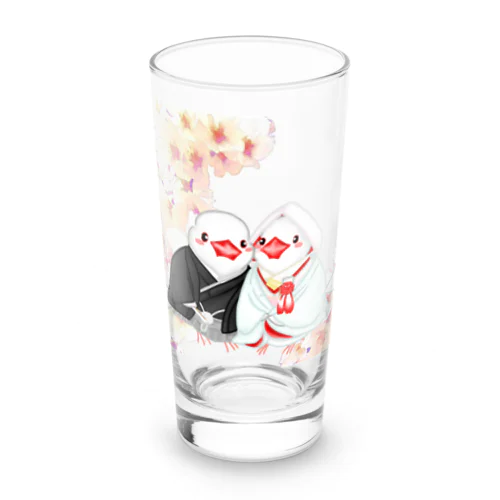 和婚文鳥ず Long Sized Water Glass