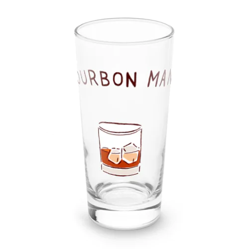 バーボン大好き「バーボンマニア」（Tシャツ・パーカー・グッズ・ETC） Long Sized Water Glass