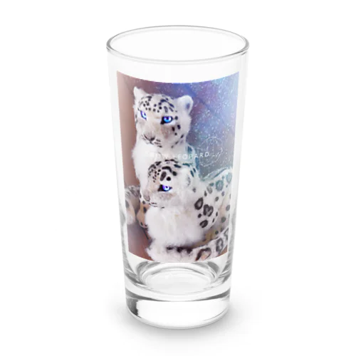 ユキヒョウもっふもふ02 Long Sized Water Glass