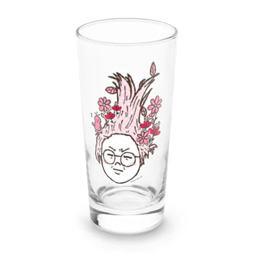 ねぐせの人 Long Sized Water Glass