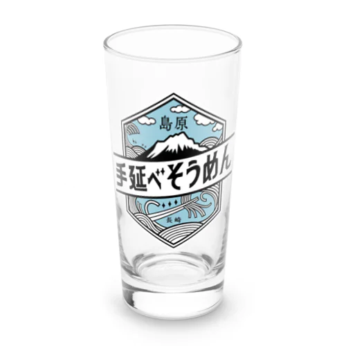 島原手延べそうめんロゴ Long Sized Water Glass