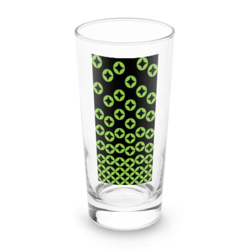 七宝繋ぎ_LightGreen Long Sized Water Glass