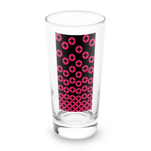 七宝繋ぎ_Pink Long Sized Water Glass