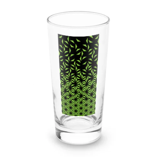 麻の葉_LightGreen Long Sized Water Glass