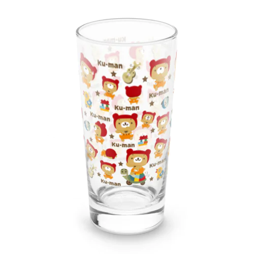 くーまん ロンググラス（くーまんがいっぱい） Long Sized Water Glass