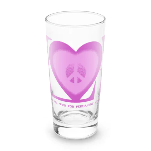 PEACE Long Sized Water Glass