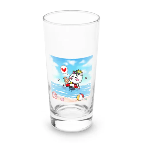 【夏サマー☆れぉにゃん～うきわ～】   Long Sized Water Glass