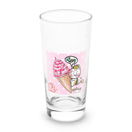 【夏アイス☆れぉにゃん】 Long Sized Water Glass