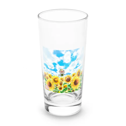 【ひまわり畑☆れぉにゃん】 Long Sized Water Glass