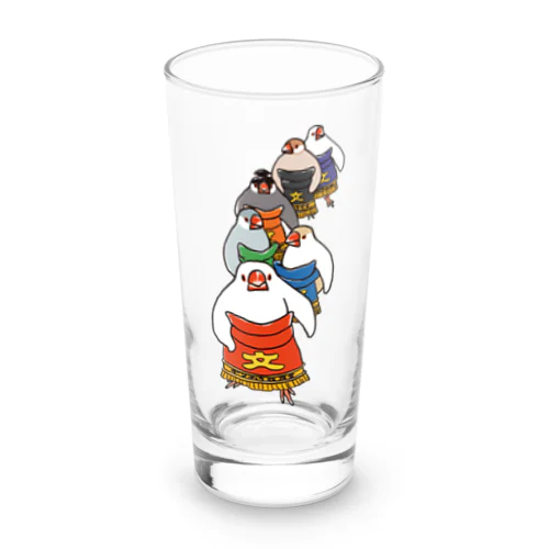 文鳥力士　土俵入り Long Sized Water Glass