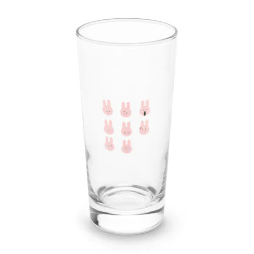 naname rabbit Long Sized Water Glass