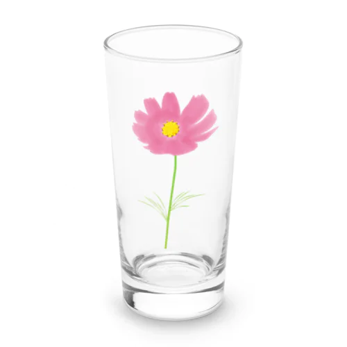 秋の桜　コスモス Long Sized Water Glass