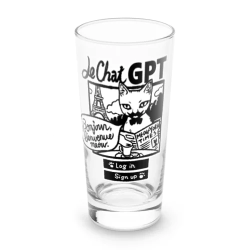 にゃんこGPT Long Sized Water Glass