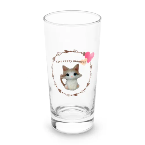 おすましパピ猫/ラグドール Long Sized Water Glass