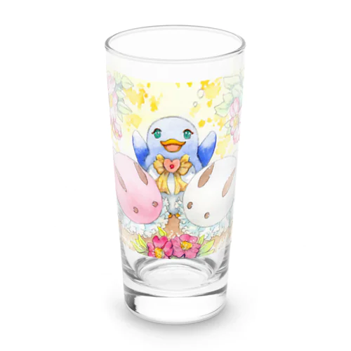 ペンギンおやつ☆うさぎまんじゅう Long Sized Water Glass