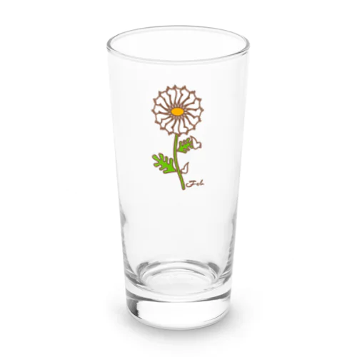 「誕生月花びわこ」2月マーガレットロンググラス Long Sized Water Glass