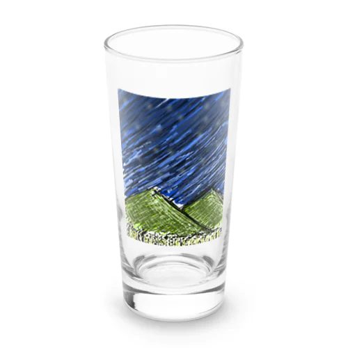 山と夜空 Long Sized Water Glass