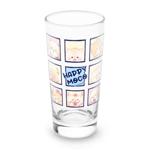 ハッピーモコ Long Sized Water Glass