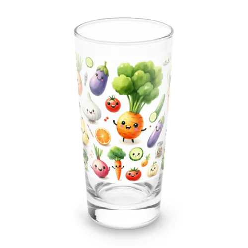 かわいいお野菜 Long Sized Water Glass