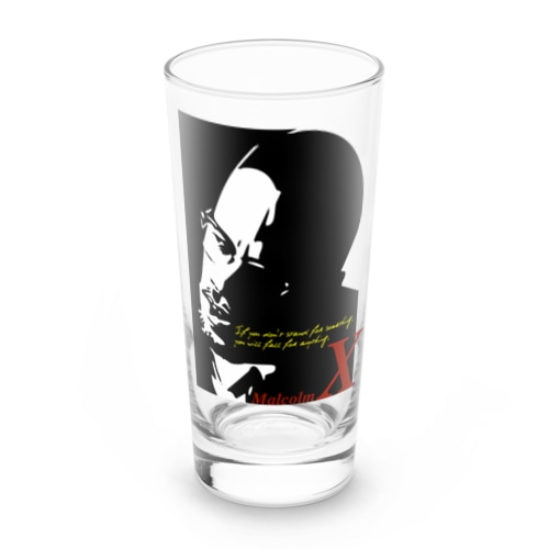 MALCOLM X Long Sized Water Glass