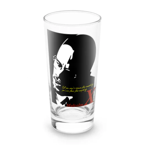 MALCOLM X Long Sized Water Glass