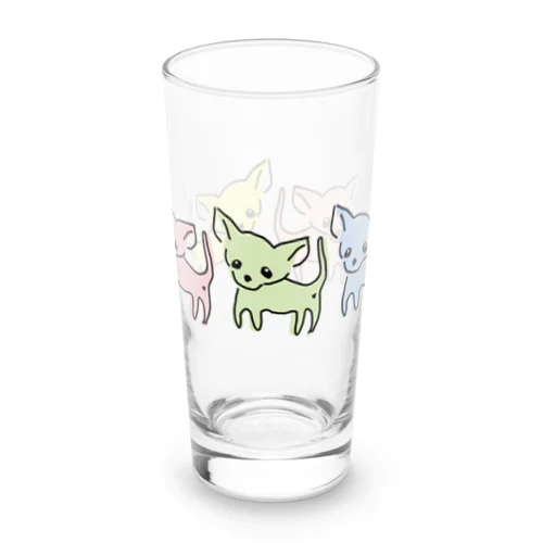 ゆるチワワ（カラフル） Long Sized Water Glass