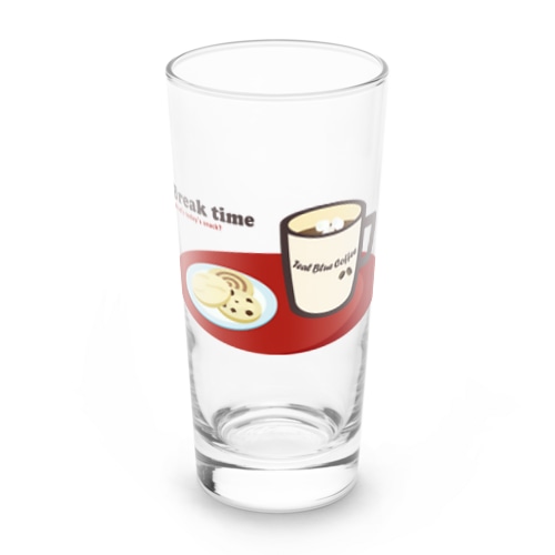 Break time Long Sized Water Glass
