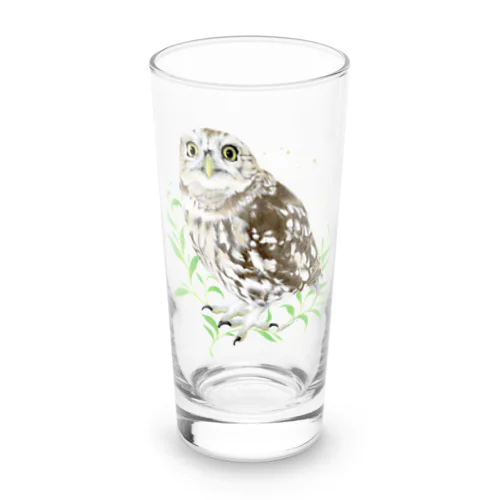 コキンメフクロウさん Long Sized Water Glass